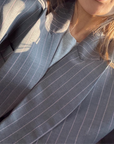Blush & Steel Blazer