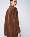 Espresso Suede Blazer