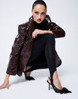 Rebel Rose Leather Blazer