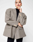 Caramel Tweed Blazer
