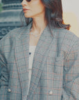 Mocha Slate Tweed Blazer